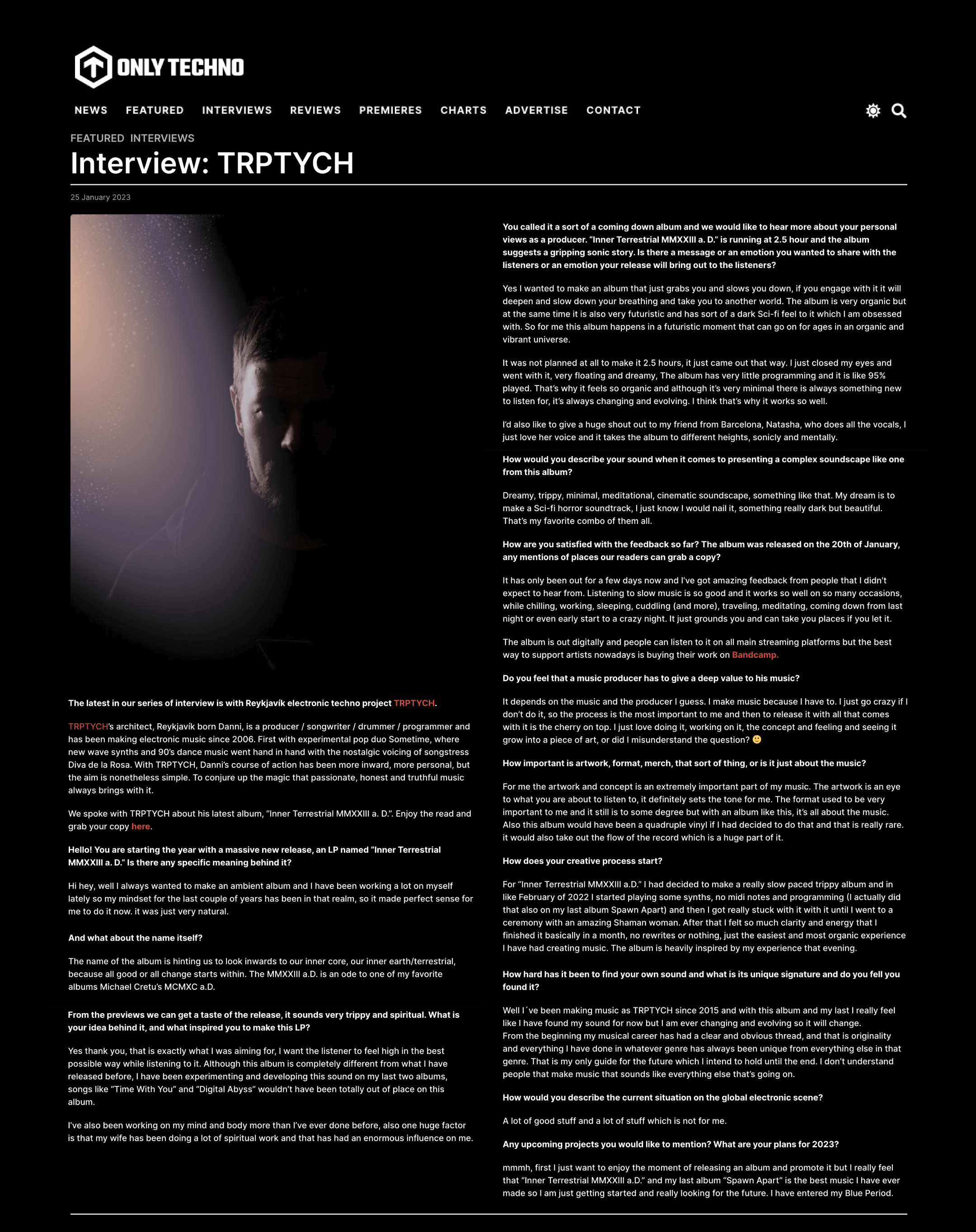 only techno trptych interview-2023